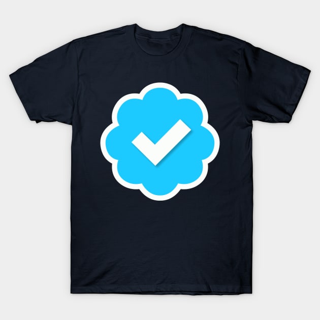 Verified Blue Check T-Shirt by Ketchup